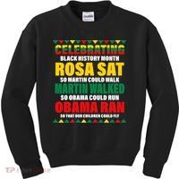 Celebrating Black History Month Kids Sweatshirt thumb 0