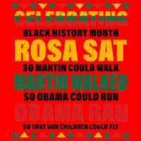 Celebrating Black History Month Santa Hat thumb 1