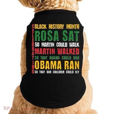 Celebrating Black History Month Rosa Martin Obama Doggie Tank