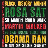 Celebrating Black History Month Rosa Martin Obama USA-Made Doggie Bandana thumb 2