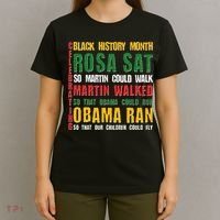 Celebrating Black History Month Rosa Martin Obama T-Shirt thumb 4