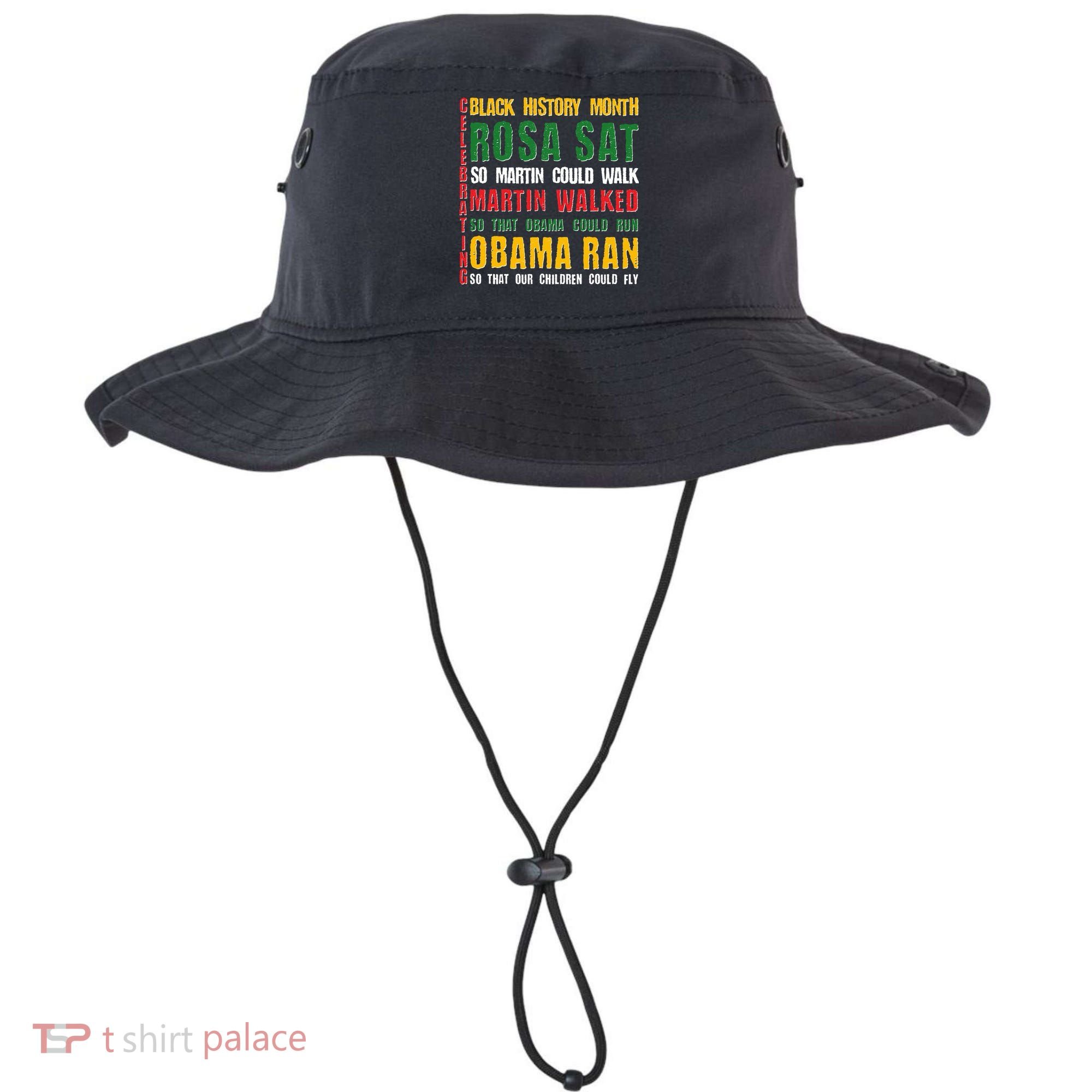 Celebrating Black History Month Rosa Martin Obama Bucket Hat