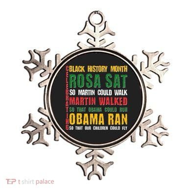 Celebrating Black History Month Rosa Martin Obama Ornament