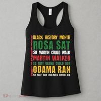 Celebrating Black History Month Rosa Martin Obama Women's Tank Top thumb 3