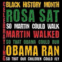 Celebrating Black History Month Rosa Martin Obama Baby Bodysuit thumb 2
