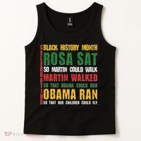 Celebrating Black History Month Rosa Martin Obama Tank Top thumb 2