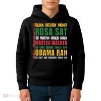 Celebrating Black History Month Rosa Martin Obama Kids Hoodie thumb 4