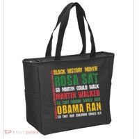 Celebrating Black History Month Rosa Martin Obama Tote Bag thumb 2