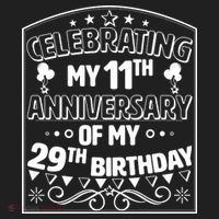 Celebrating My 11th Anniversary of My 29th Birthday 40th Birthday Women's Sweatshirt thumb 2