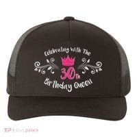 Celebrating With The 30th Birthday Queen Yupoong Adult 5-Panel Trucker Hat thumb 0