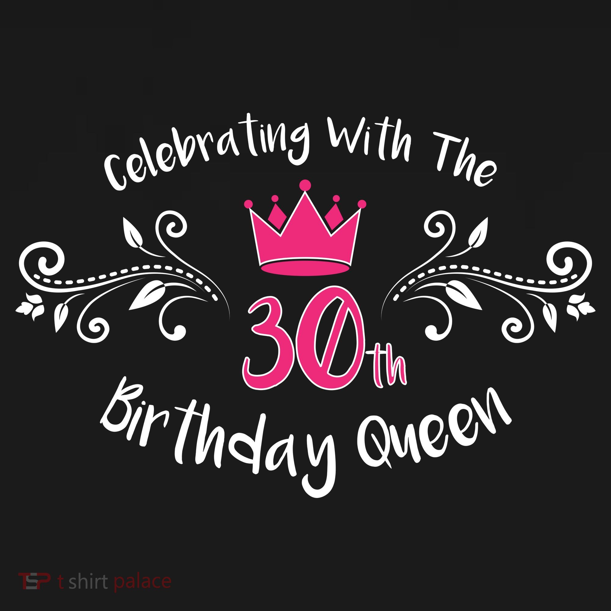 Celebrating With The 30th Birthday Queen Women's Hoodie