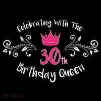 Celebrating With The 30th Birthday Queen Ornament thumb 1