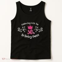 Celebrating With The 30th Birthday Queen Tank Top thumb 2