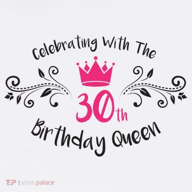 Celebrating With The 30th Birthday Queen Garment-Dyed Sweatshirt