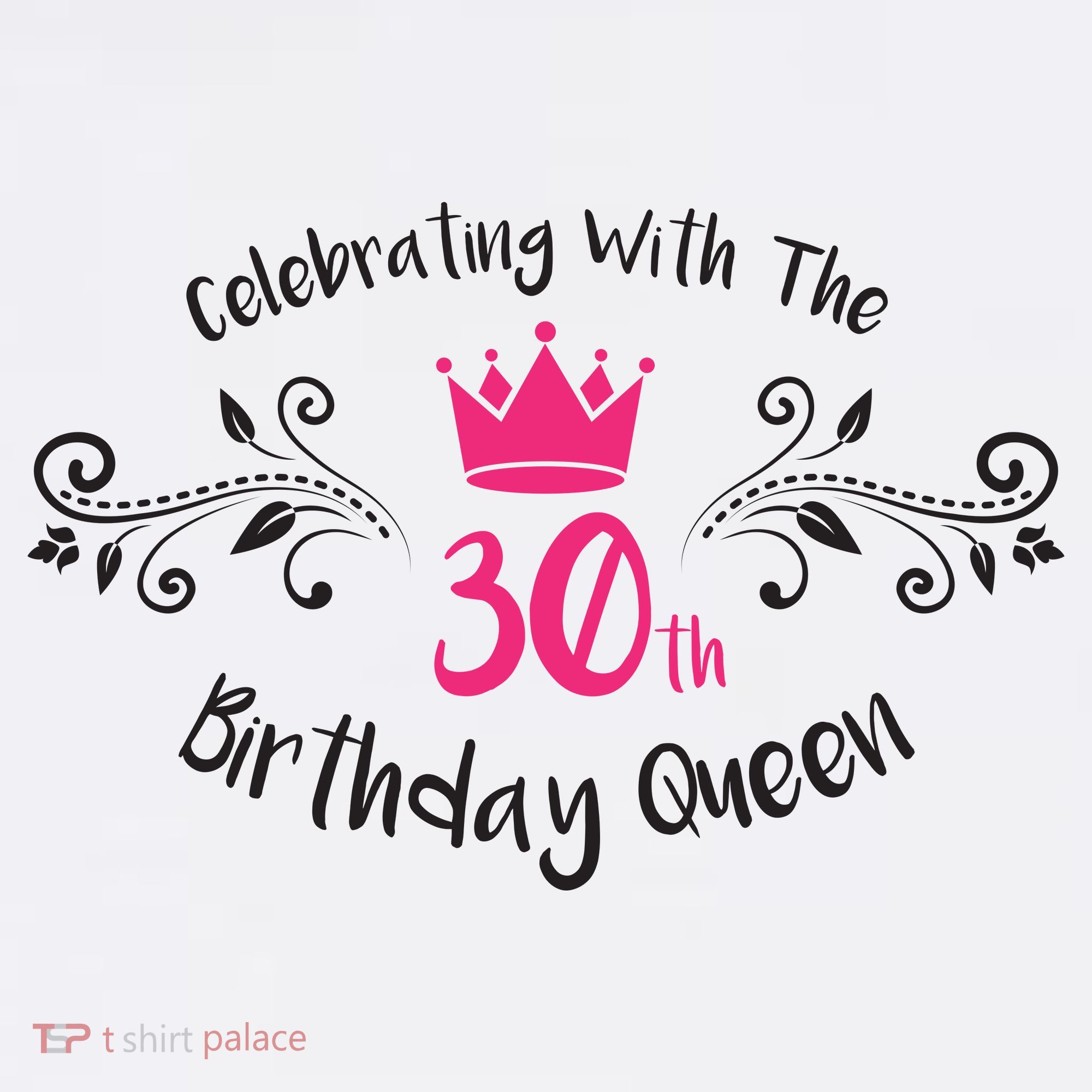 Celebrating With The 30th Birthday Queen Garment-Dyed Sweatshirt