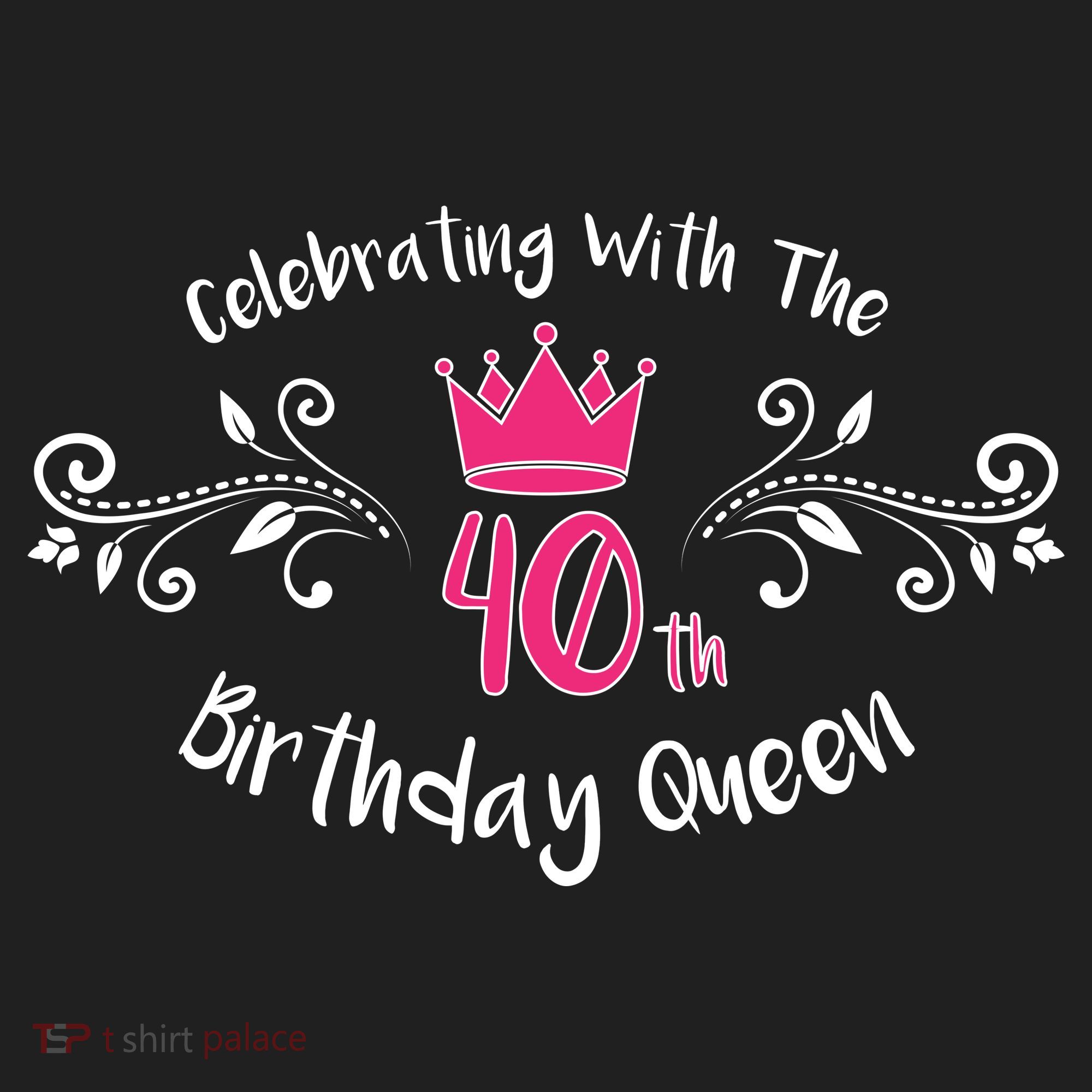 Celebrating With The 40th Birthday Queen Women's Sweatshirt