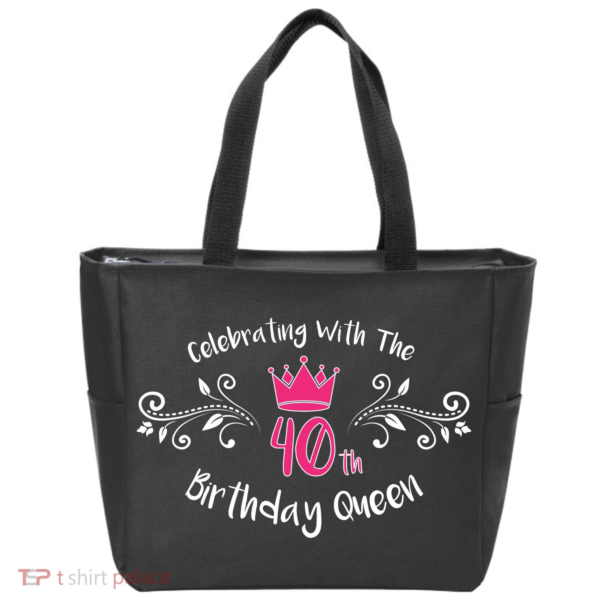 Celebrating With The 40th Birthday Queen Tote Bag