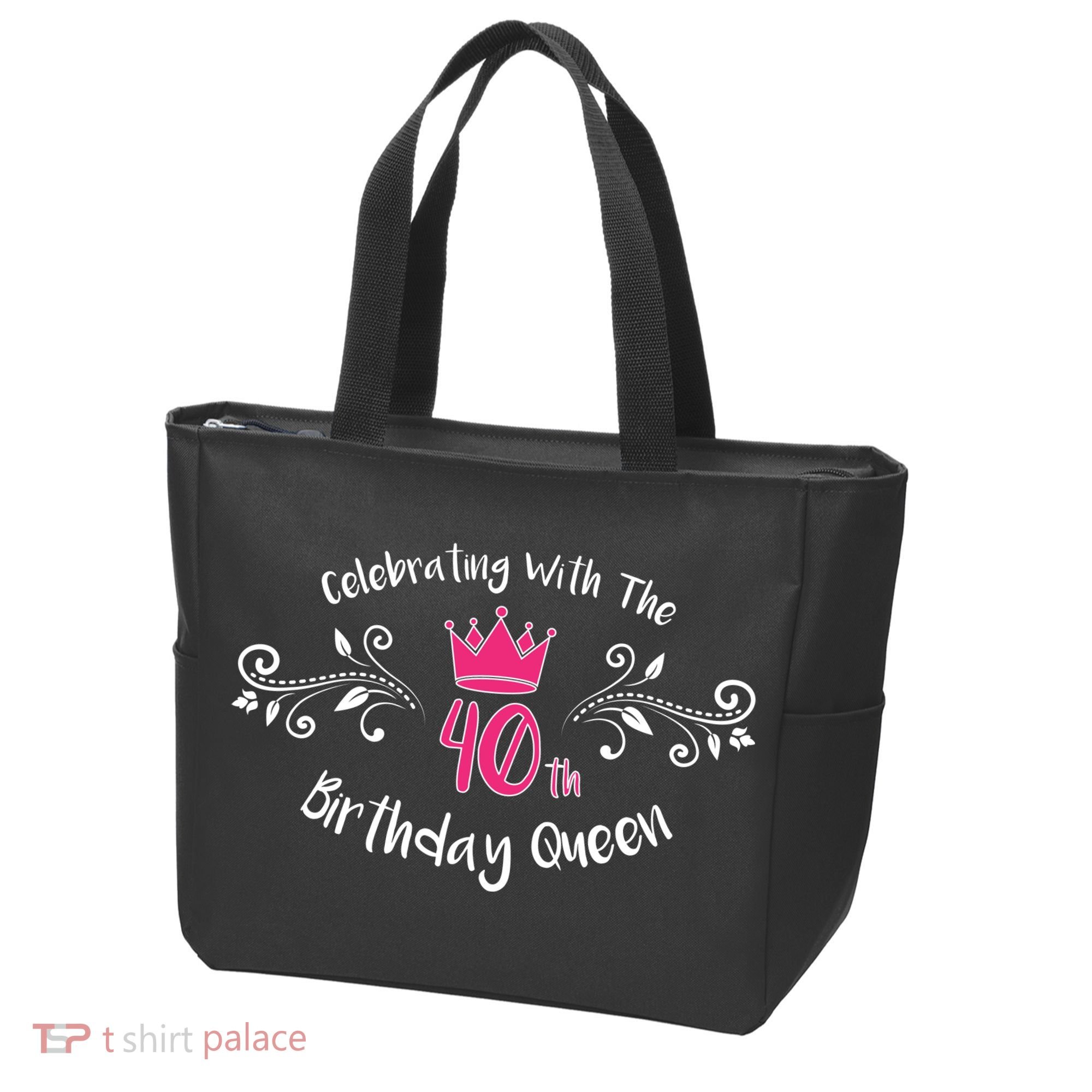 Celebrating With The 40th Birthday Queen Tote Bag
