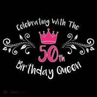 Celebrating With The 50th Birthday Queen Sweatshirt thumb 3