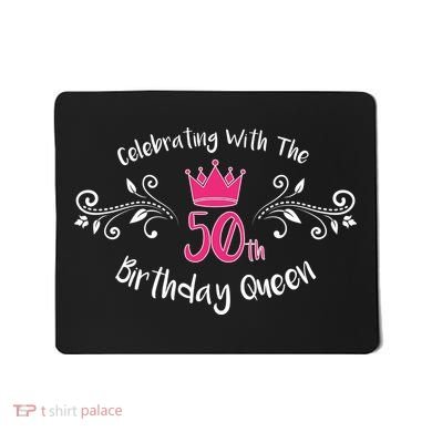 Celebrating With The 50th Birthday Queen Mousepad