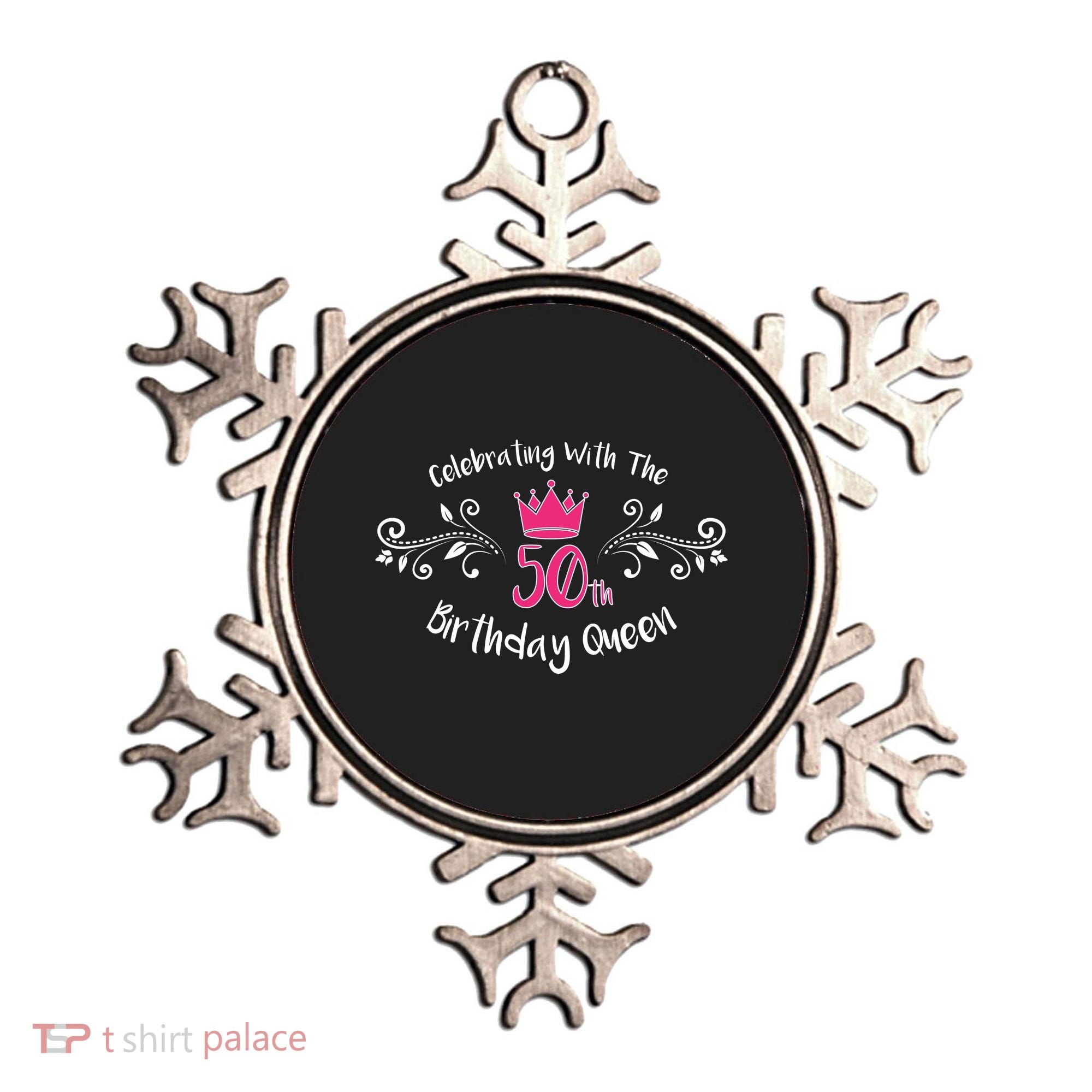 Celebrating With The 50th Birthday Queen Ornament