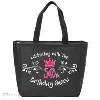 Celebrating With The 50th Birthday Queen Tote Bag thumb 0