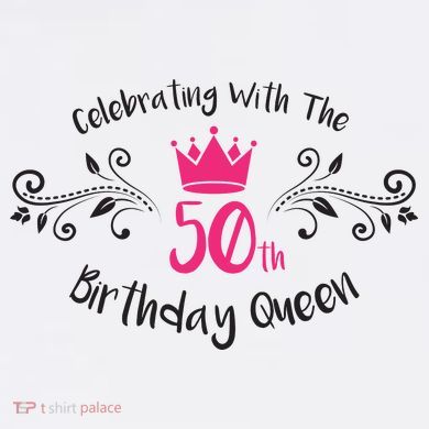 Celebrating With The 50th Birthday Queen Comfort Colors Garment-Dyed Hooded Sweatshirt