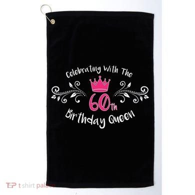 Celebrating With The 60th Birthday Queen Golf Towel