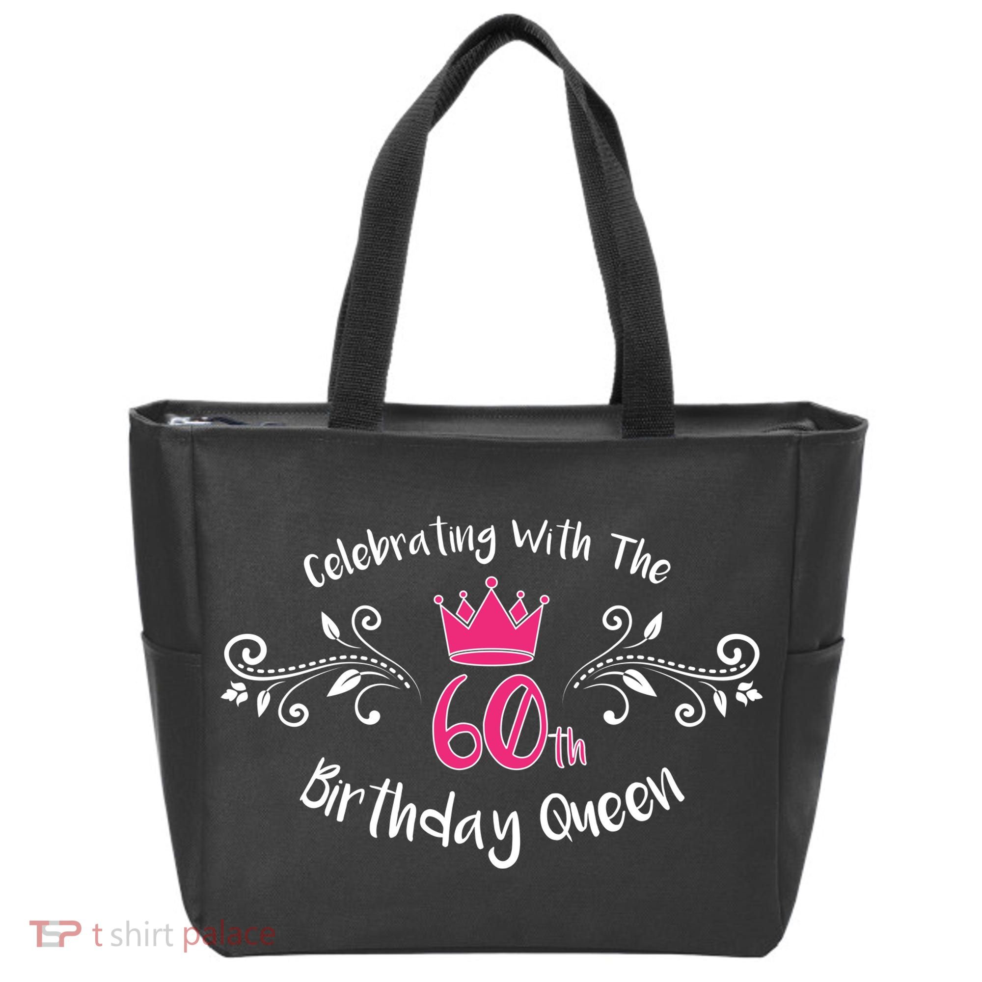 Celebrating With The 60th Birthday Queen Tote Bag