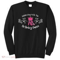 Celebrating With The 70th Birthday Queen Sweatshirt thumb 0