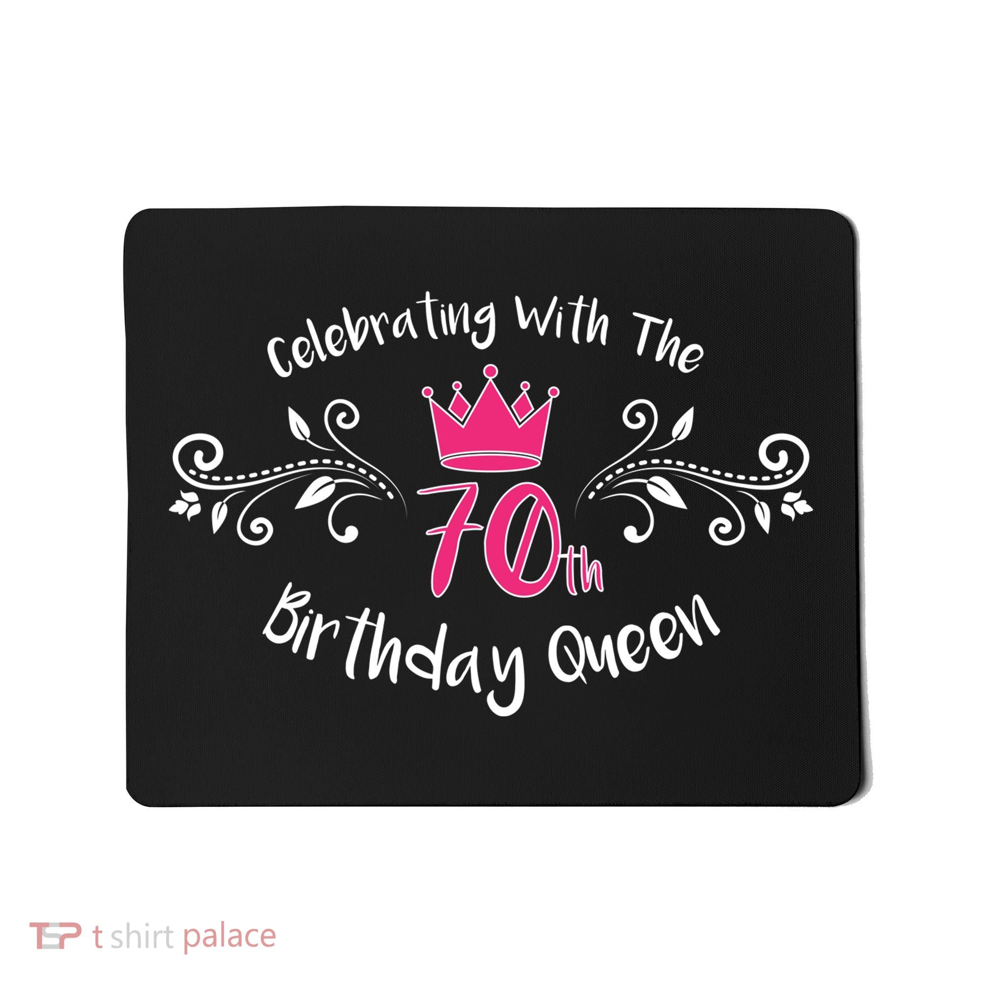 Celebrating With The 70th Birthday Queen Mousepad