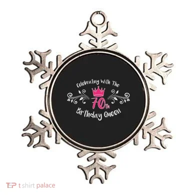 Celebrating With The 70th Birthday Queen Ornament