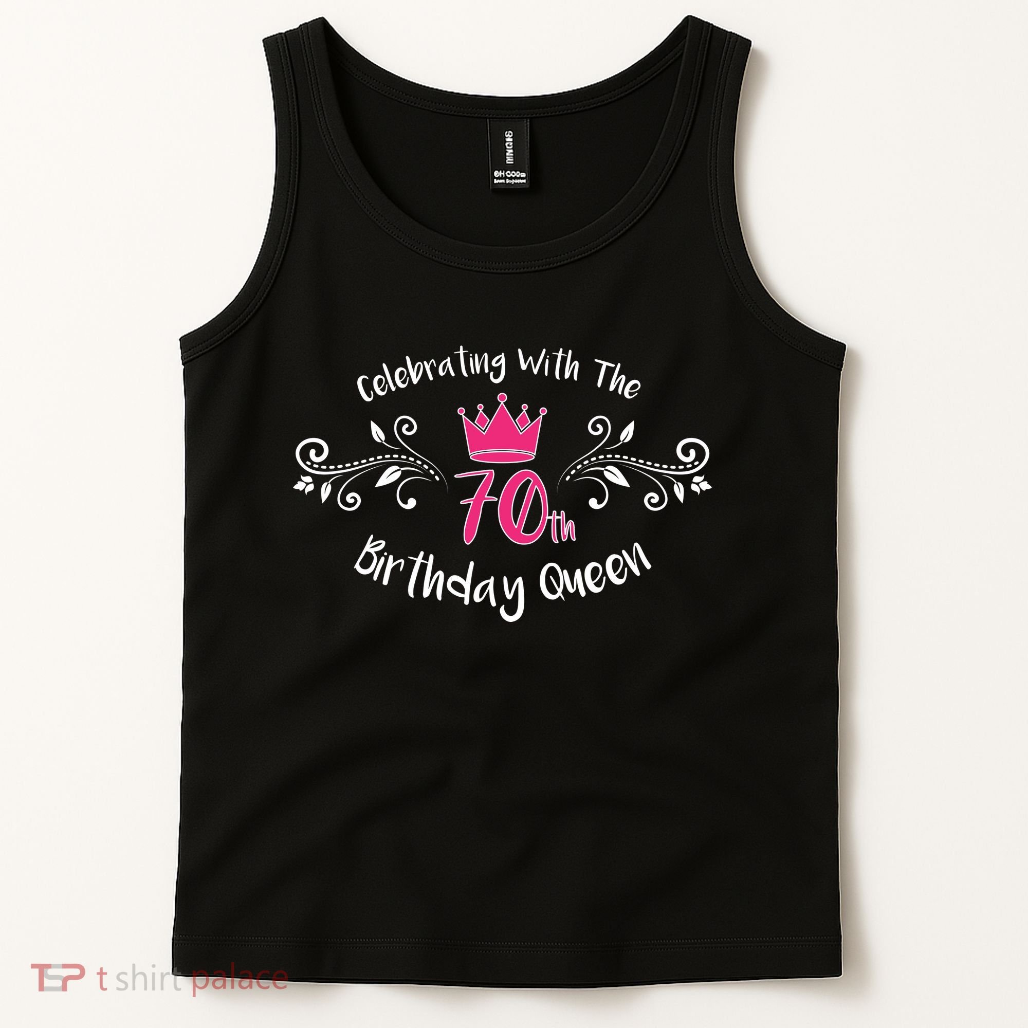 Celebrating With The 70th Birthday Queen Tank Top