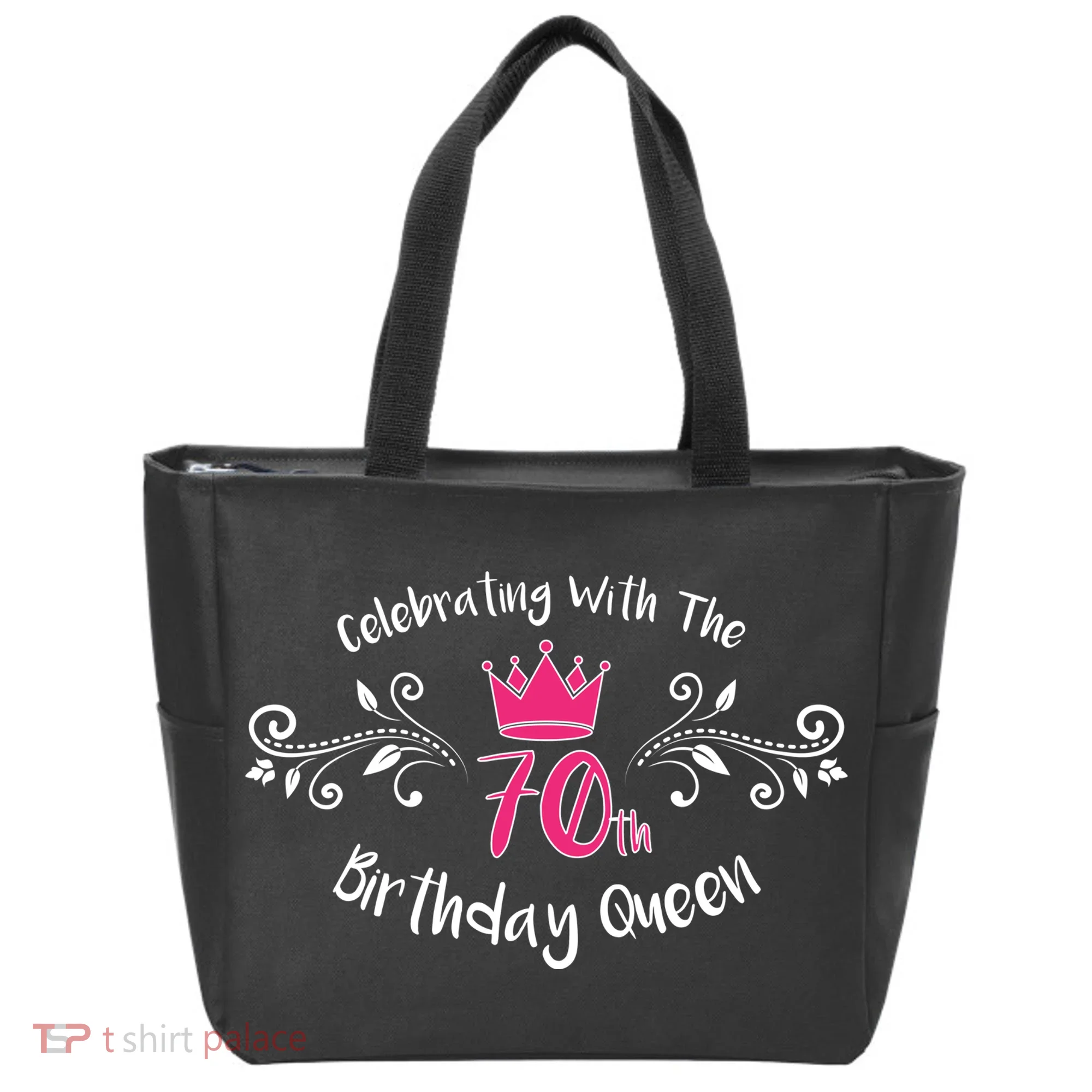 Celebrating With The 70th Birthday Queen Tote Bag
