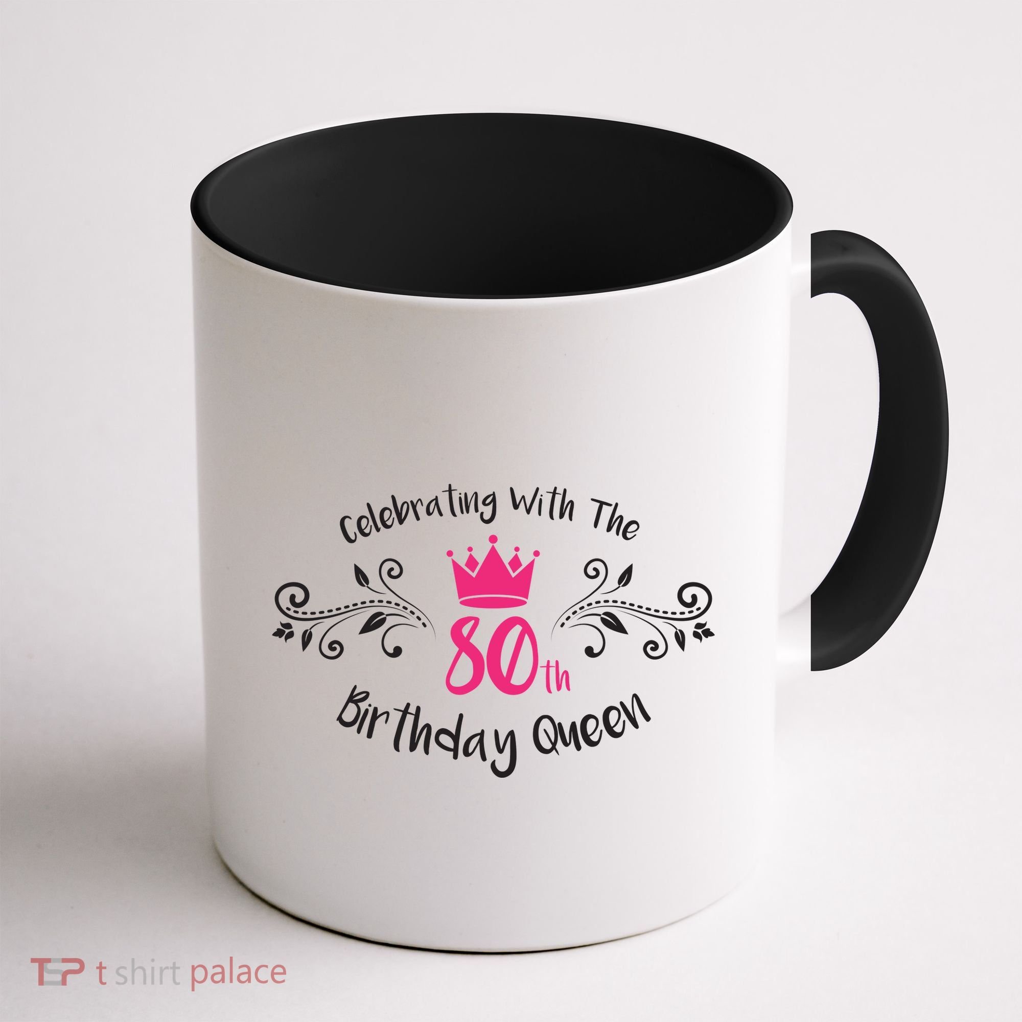 Celebrating With The 80th Birthday Queen Coffee Mug