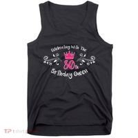 Celebrating With The 80th Birthday Queen Tank Top thumb 0