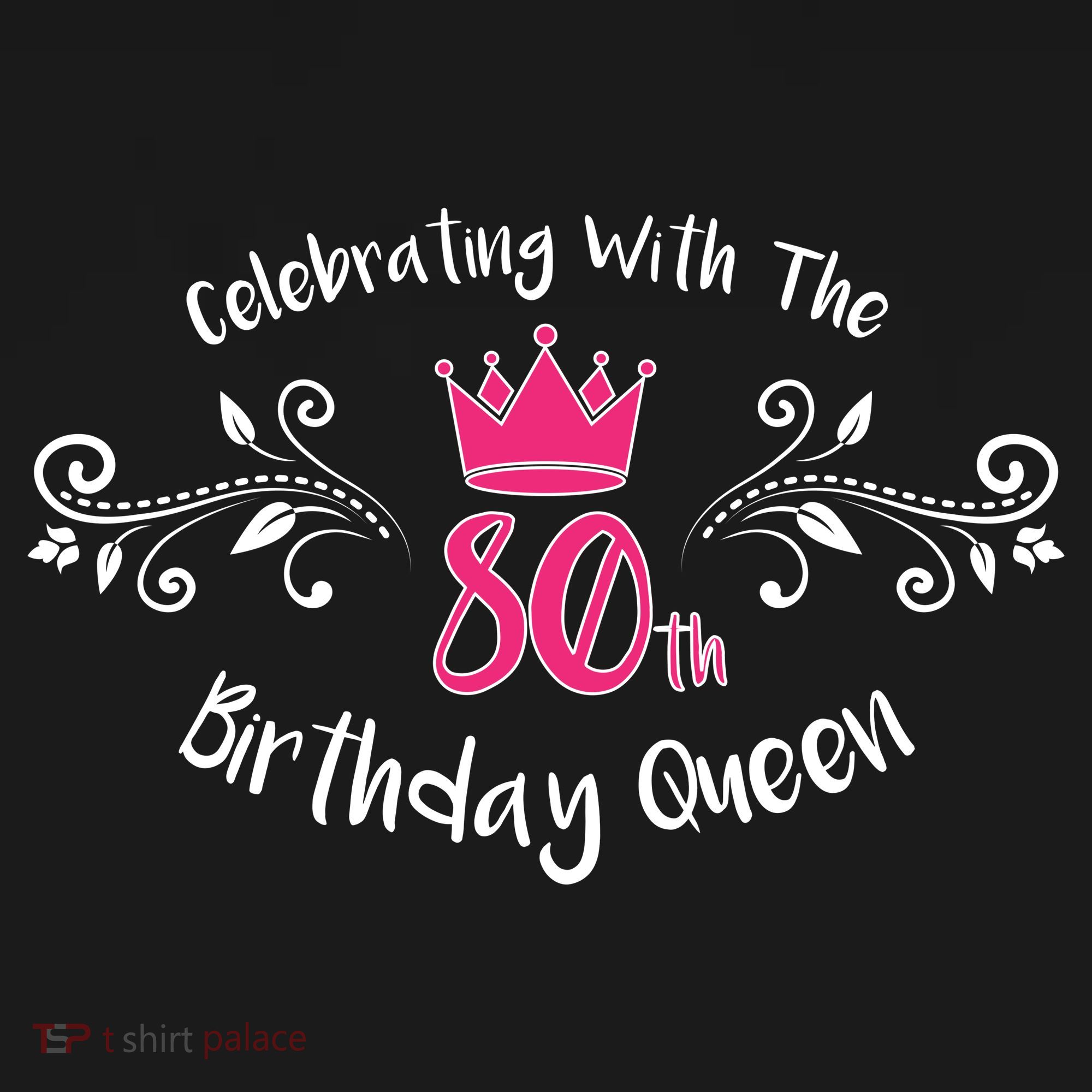 Celebrating With The 80th Birthday Queen Women's Long Sleeve Shirt
