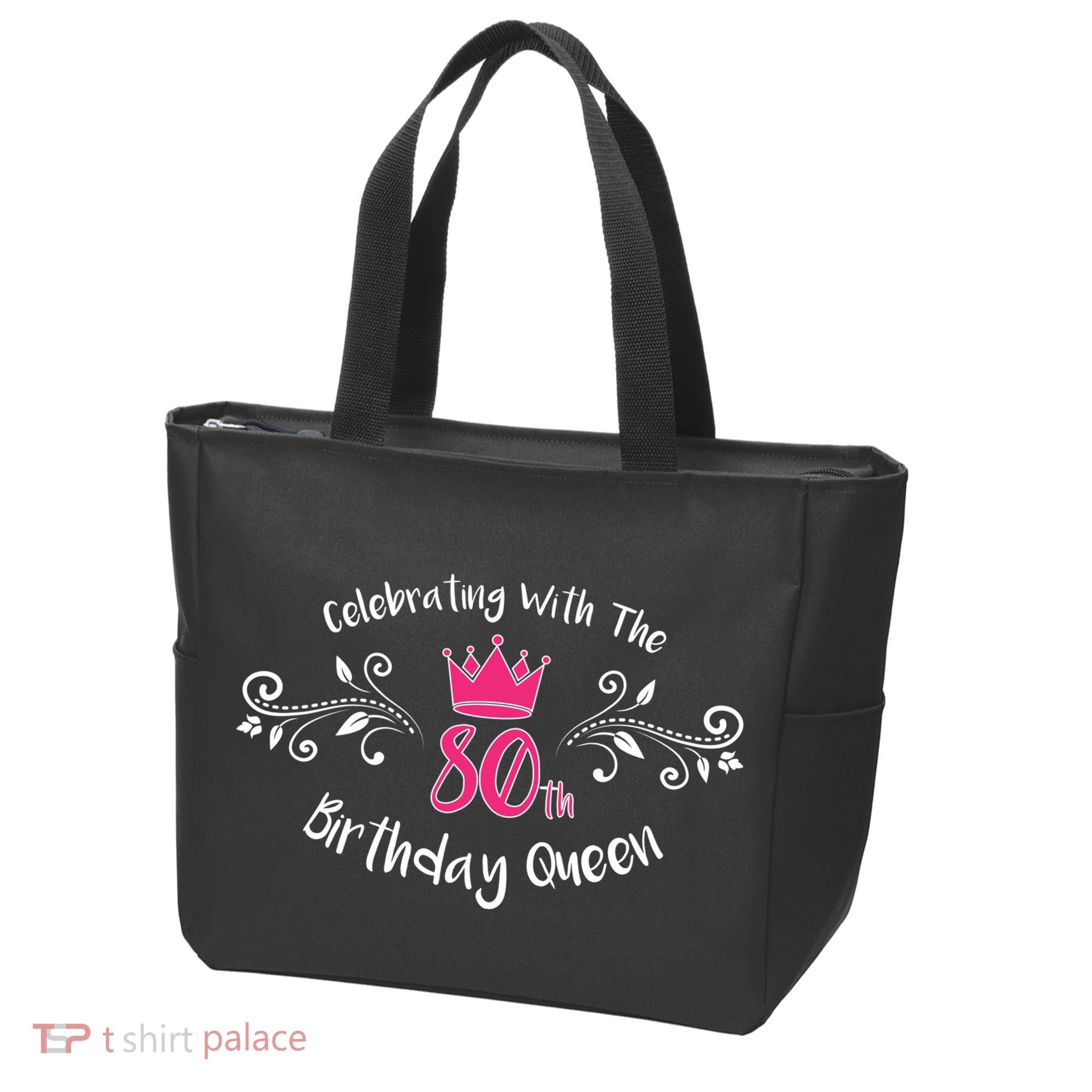 Celebrating With The 80th Birthday Queen Tote Bag