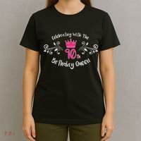 Celebrating With The 90th Birthday Queen T-Shirt thumb 4
