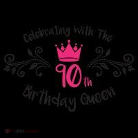 Celebrating With The 90th Birthday Queen Coffee Mug thumb 5