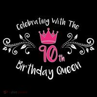 Celebrating With The 90th Birthday Queen Ornament thumb 1