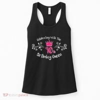 Celebrating With The 90th Birthday Queen Women's Tank Top thumb 0