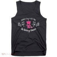 Celebrating With The 90th Birthday Queen Tank Top thumb 0