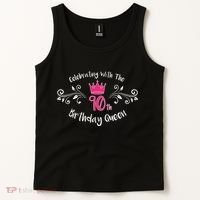 Celebrating With The 90th Birthday Queen Tank Top thumb 2