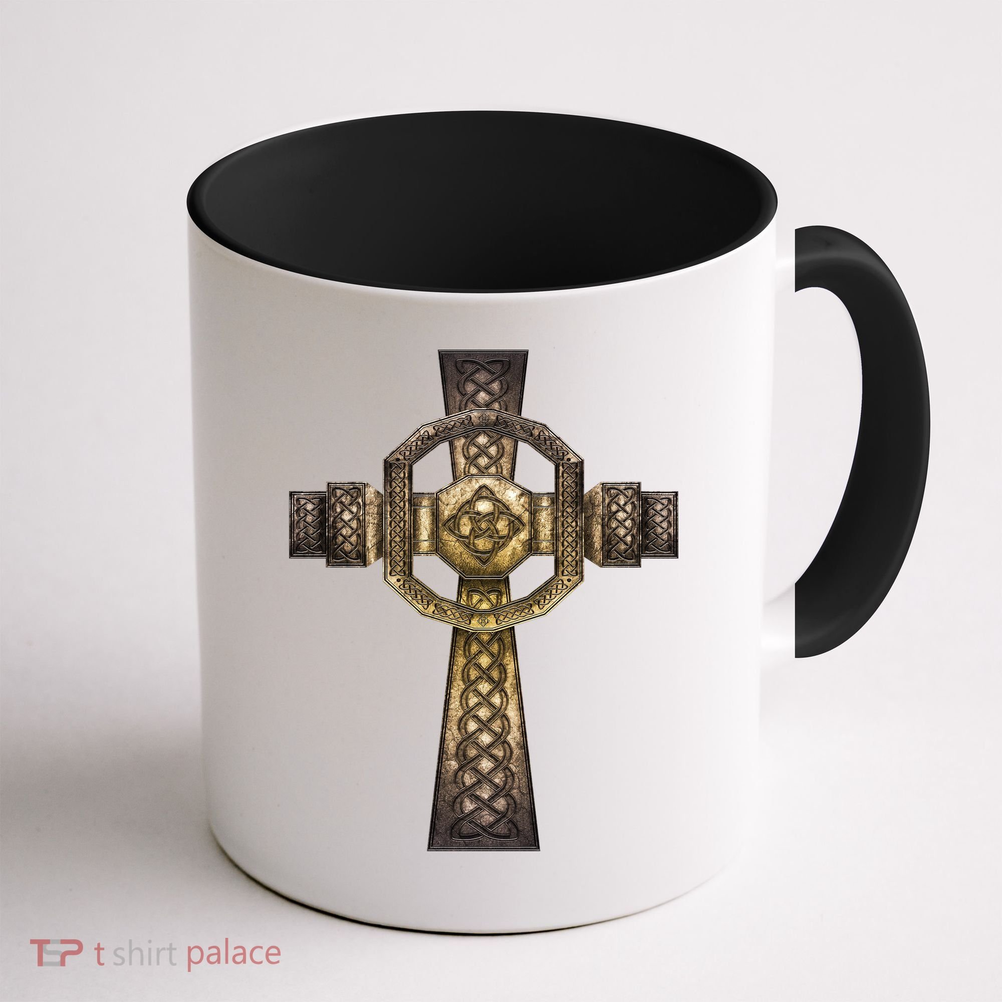 Celtic Irish Cross Coffee Mug