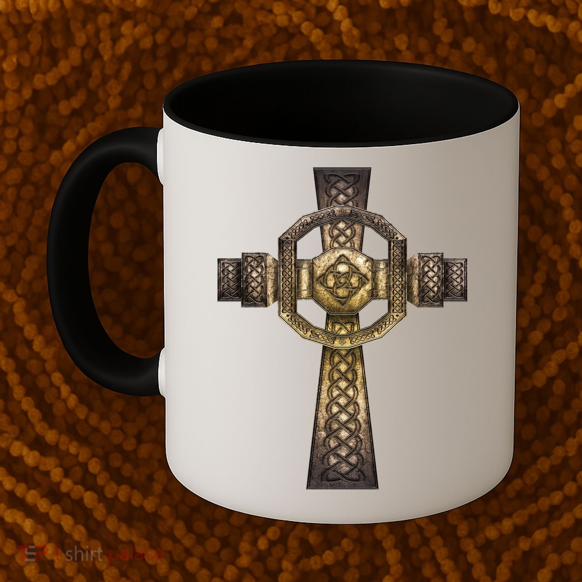 Celtic Irish Cross Coffee Mug