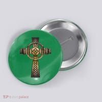 Celtic Irish Cross Button thumb 0