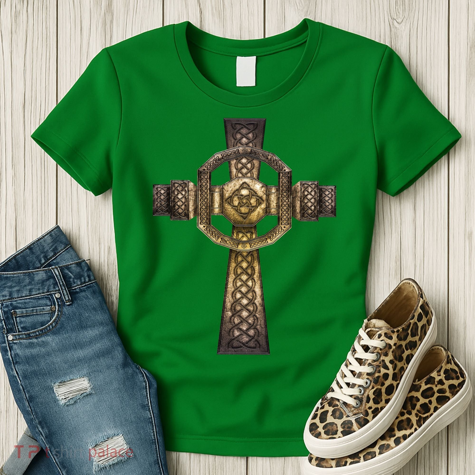 Celtic Irish Cross Women's T-Shirt