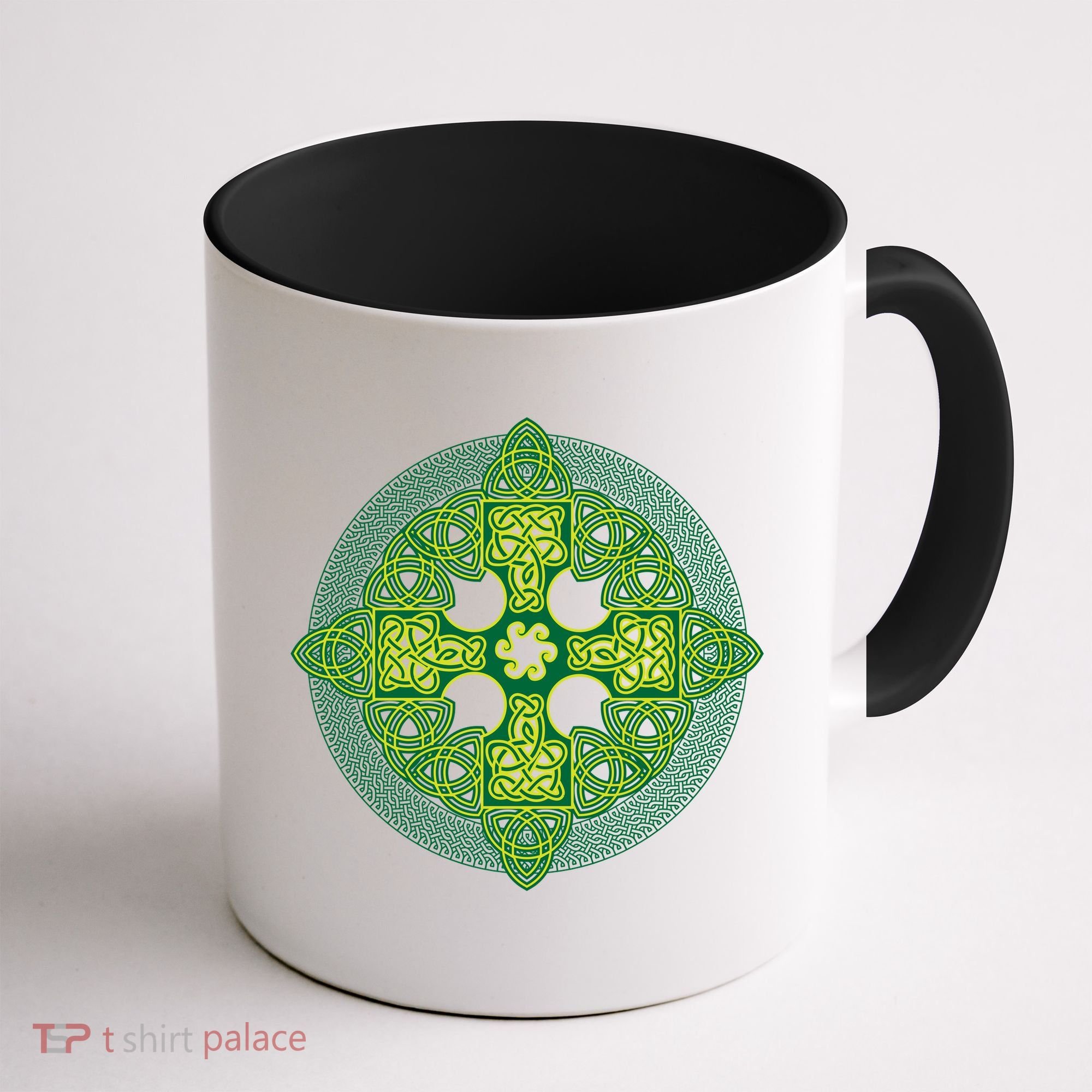 Celtic Knot Cross St. Patrick's Day Coffee Mug