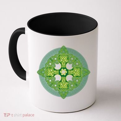 Celtic Knot Cross St. Patrick's Day Coffee Mug